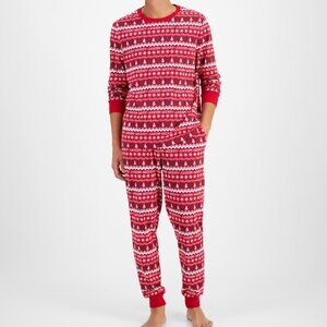 #961 Holiday Lane Men's Merry Mix It Cotton Matching Pajamas Set, Created for